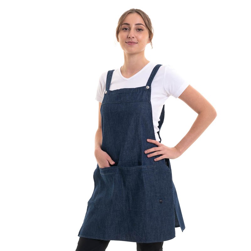 Chasuble de Cuisine EZAC Bleu Denim Robur